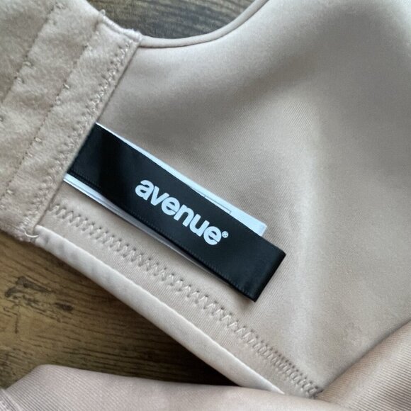 Avenue 42DDD Bra Nude Beige Wireless Back Smoothing Full Figure Coverage - Picture 8 of 9